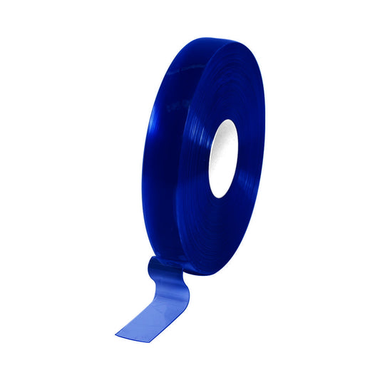 BLUE 1.5mm x 75mm PVC Roll (50m)