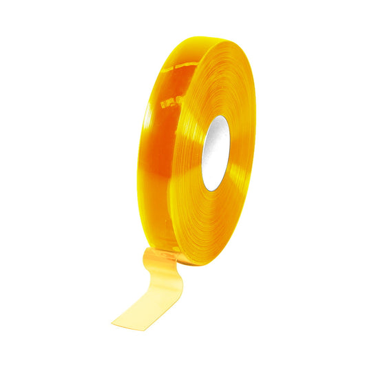 YELLOW 1.5mm x 75mm PVC Roll (50m)